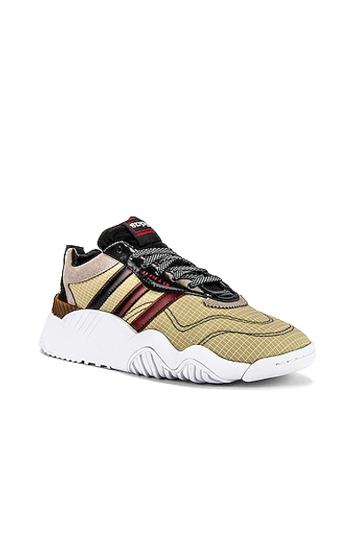 Shop Adidas Originals By Alexander Wang Turnout Trainer Sneaker In Core Black & Light Brown & Bright Red