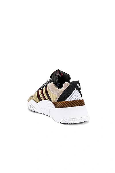 Shop Adidas Originals By Alexander Wang Turnout Trainer Sneaker In Core Black & Light Brown & Bright Red