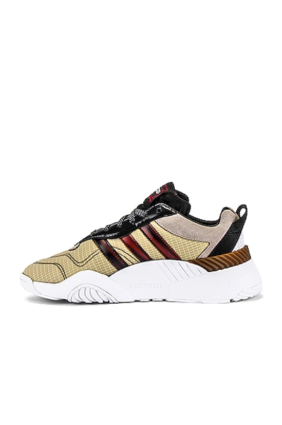 Shop Adidas Originals By Alexander Wang Turnout Trainer Sneaker In Core Black & Light Brown & Bright Red