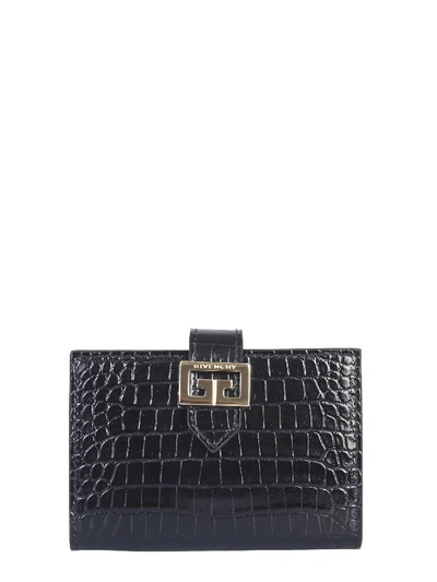 Shop Givenchy Gv3 Card Holder In Nero