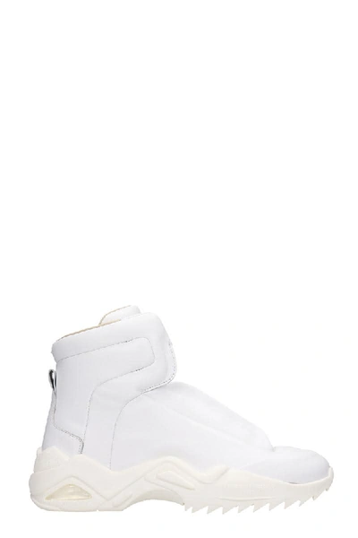 Shop Maison Margiela Sneakers In White Leather
