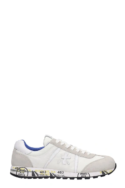 Shop Premiata Lucy Sneakers In White Tech/synthetic