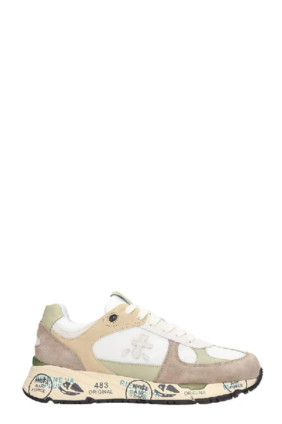 Shop Premiata Mase Sneakers In White Tech/synthetic