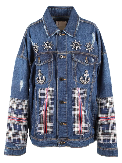 Shop Antonio Marras Cotton Jacket In Blue