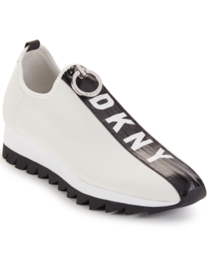 dkny anna slip on wedge sneaker