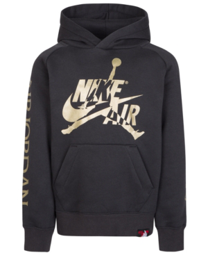 jordan black and gold hoodie