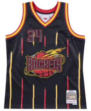 red and yellow rockets jersey