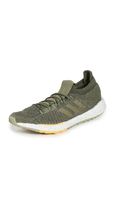 Shop Adidas Originals X Monocle Boost Hd Mc Sneakers In Raw Khaki