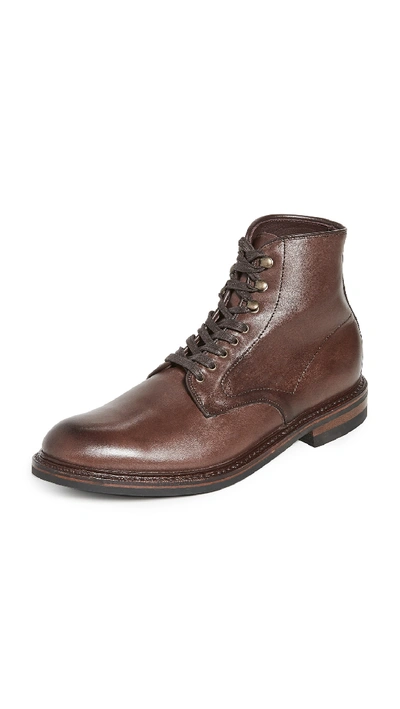 Shop Allen Edmonds Higgins Mill Weatherproof Boots In Brown