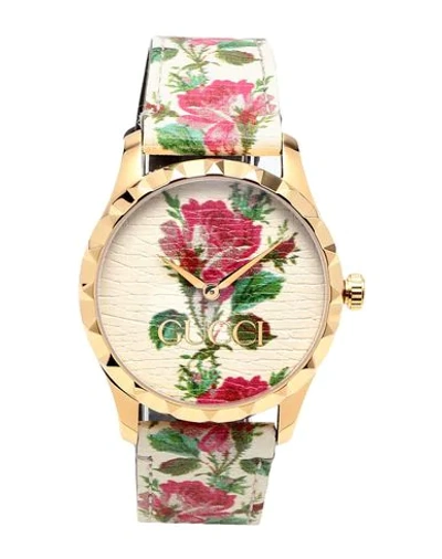 Shop Gucci Wrist Watch In White