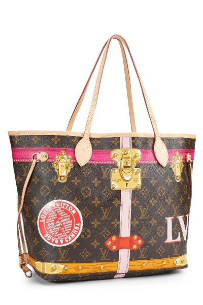 Pre-owned Louis Vuitton Monogram Canvas Trunks Neverfull Mm Nm