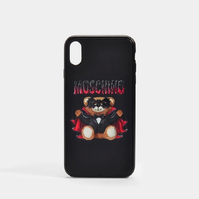 Shop Moschino Teddy Iphone Xs Max Case In Black