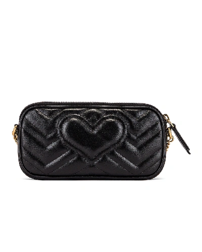 Shop Gucci Chain Camera Bag In Black