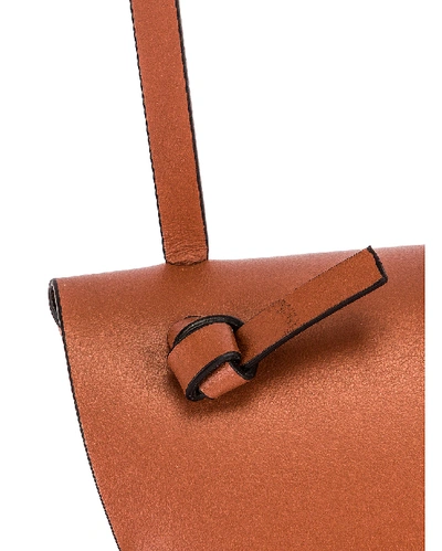 Shop Acne Studios Mini Bag In Almond Brown