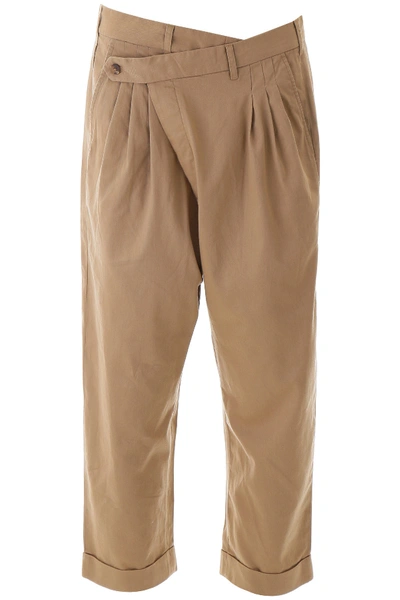Shop R13 Chino Trousers In Khaki (beige)