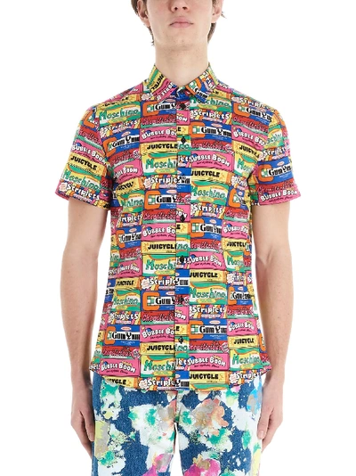 Shop Moschino Chewin Gum Shirt In Multicolor