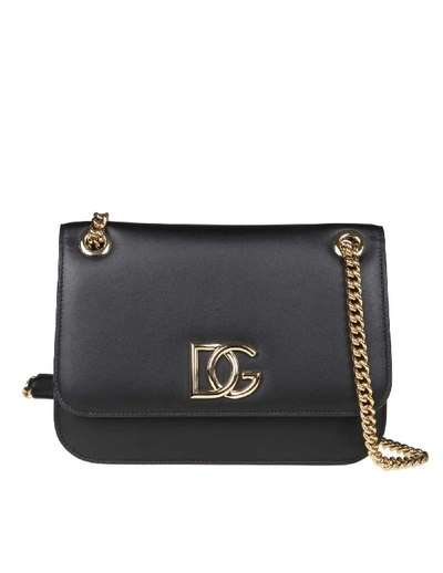 Shop Dolce & Gabbana Dg Millennials Bag In Nappa Color Black