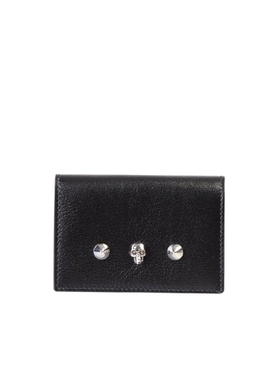 Shop Alexander Mcqueen Card Holder In Black