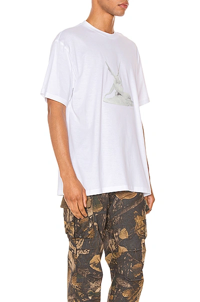 Shop Burberry Wallace Tee In White