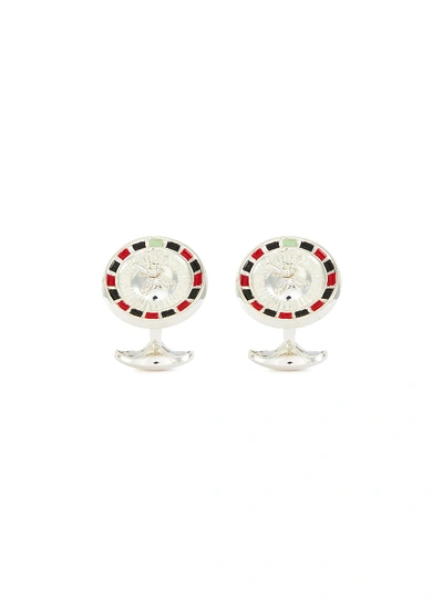 Shop Deakin & Francis Roulette Wheel Cufflinks In Multi-colour