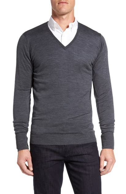 john smedley v neck sweater