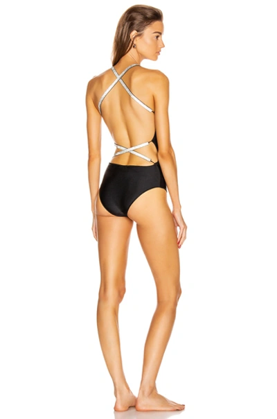 Shop Oseree Maillot Swimsuit In Black