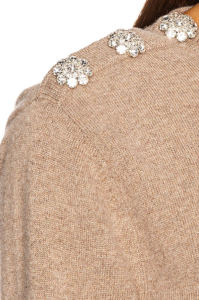 Shop Ganni Cashmere Knit Sweater In Tannin