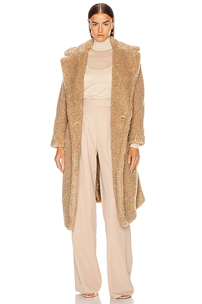 Shop Max Mara Park Coat In Albino