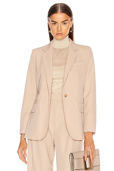 Shop Max Mara Unno Jacket In Albino