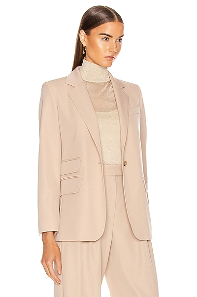 Shop Max Mara Unno Jacket In Albino