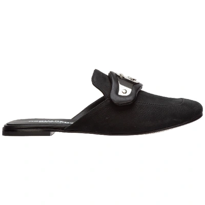 Shop Dsquared2 Boys Slippers In Black