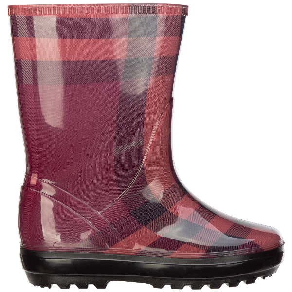 burberry red boots