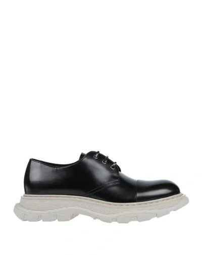 Shop Alexander Mcqueen Lace-up Shoes In Black