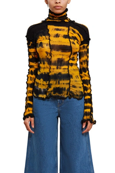 Shop Asai Opening Ceremony Bee Bee Hot Wok Top In Black And Yellow