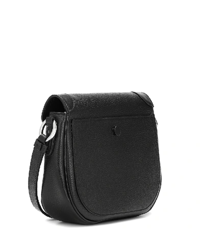 Shop Tod's Joy Medium Leather Crossbody Bag In Black