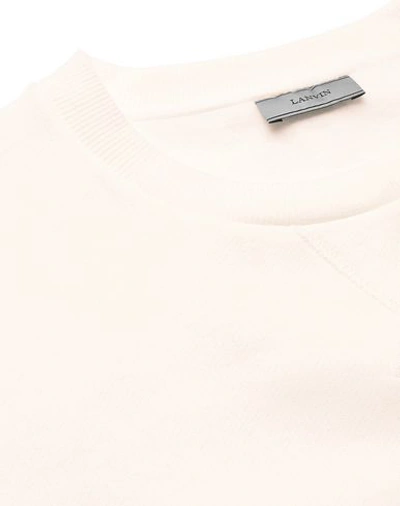 Shop Lanvin Sweatshirt In White