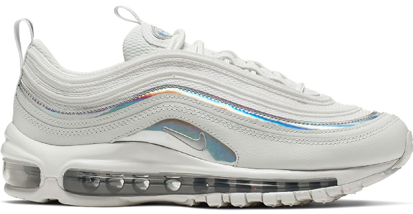 air max white metallic silver