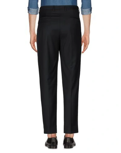 Shop Dolce & Gabbana Man Pants Black Size 38 Virgin Wool, Viscose