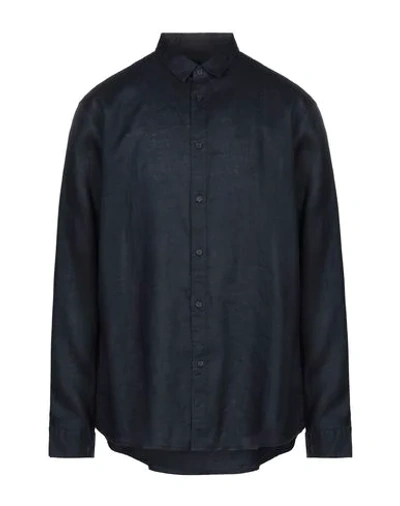 Armani Exchange Shirts In Dark Blue