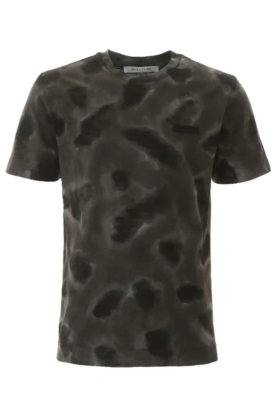 Shop Alyx Camouflage T-shirt In Grey,green,khaki