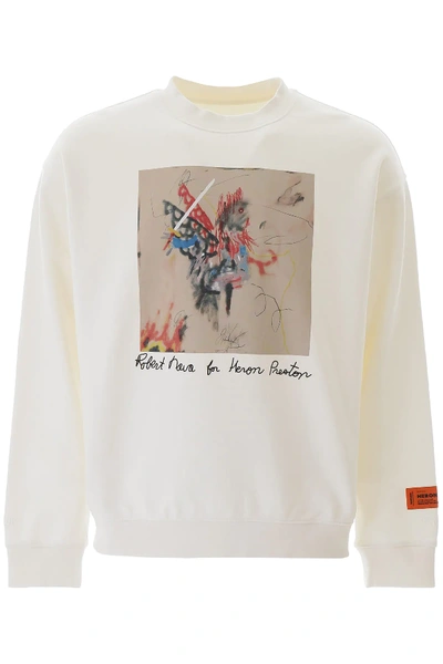 Shop Heron Preston Robert Nava Sweatshirt In White