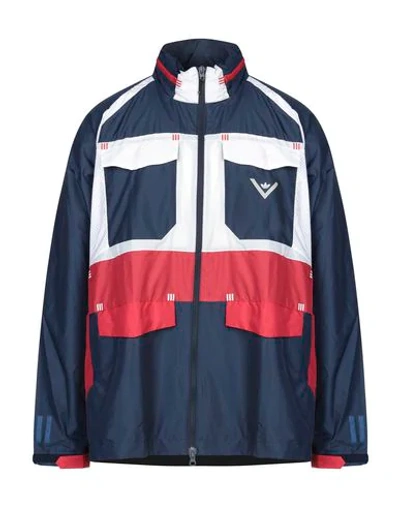 Shop Adidas X White Mountaineering Jacket In Dark Blue