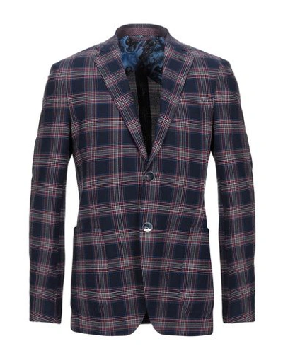 Etro Blazer In Dark Blue