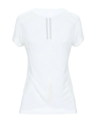 Shop Rick Owens T-shirt In White