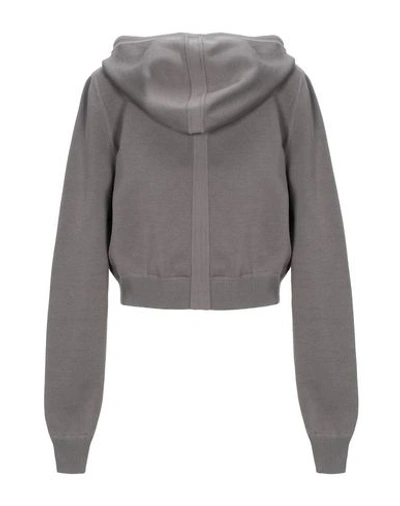 Shop Rick Owens Sweatshirts In Dove Grey