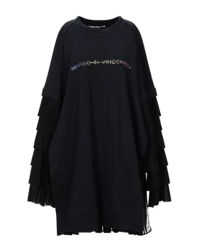Shop Marco De Vincenzo Sweatshirts In Black
