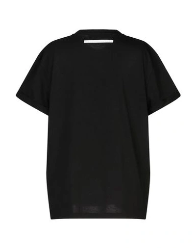 Shop Stella Mccartney Woman T-shirt Black Size 6-8 Cotton, Polyester