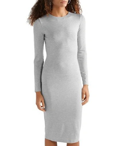 Shop Ninety Percent Knee-length Dress In Light Grey
