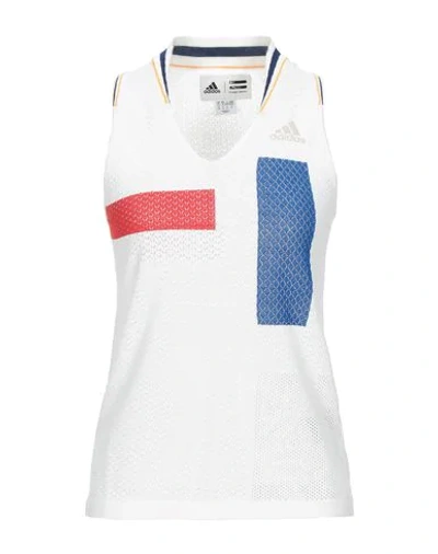 Shop Adidas Originals By Pharrell Williams Tank Top In Ivory