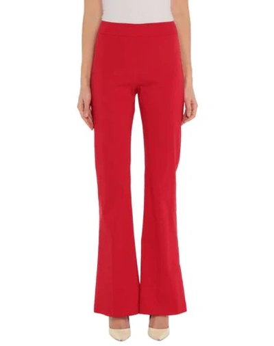 Shop Avenue Montaigne Woman Pants Red Size 10 Viscose, Polyamide, Elastane